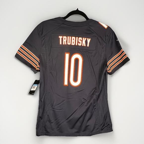NWT NFL Nike On Field Jersey Chicago Bears Mitch Trubisky 10 Wmns Size M Blue - Picture 1 of 7
